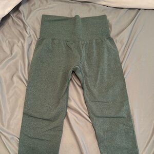 NVGTN Green Seamless Leggings High-Rise Stretch